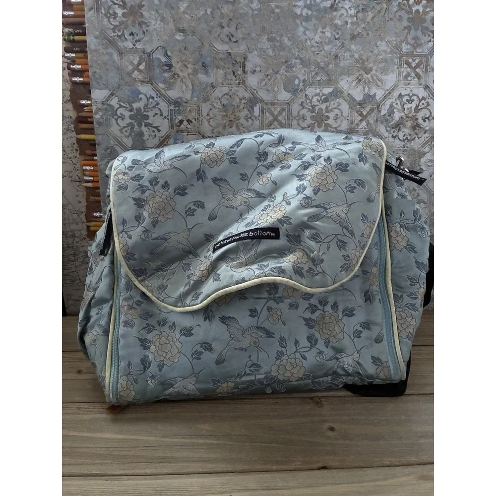 Petunia Pickle Bottom Diaper Boxy Bag Birds Floral